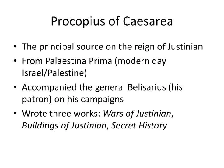 procopius of caesarea