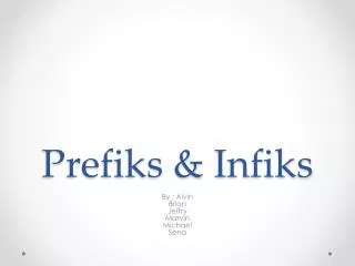 prefiks infiks