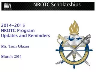 NROTC Scholarships