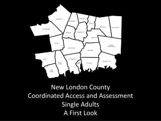 New London County Coordinated Access and Assessment Single Adults A First Look