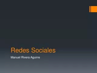redes sociales