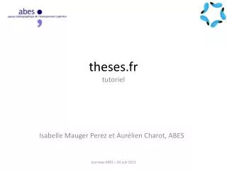 theses fr tutoriel