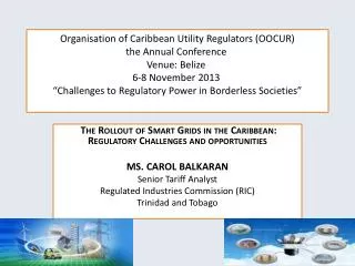 The Rollout of Smart Grids in the Caribbean: Regulatory Challenges and opportunities