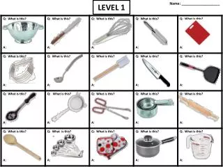 level 1