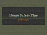 Home Safety Tips - slide 1