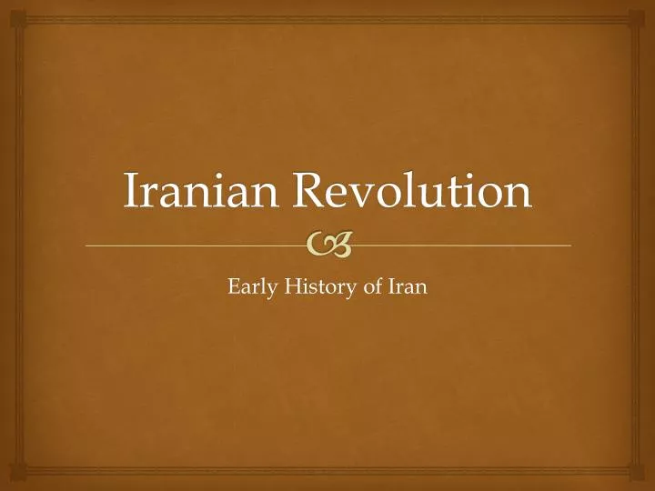 iranian revolution