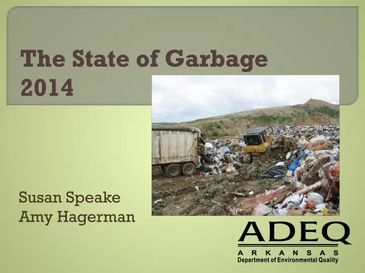 the state of garbage 2014