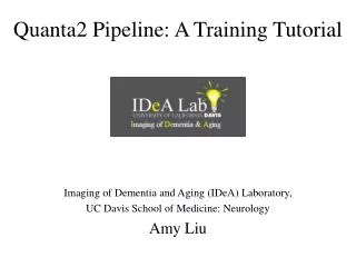 Q uanta2 Pipeline: A Training Tutorial