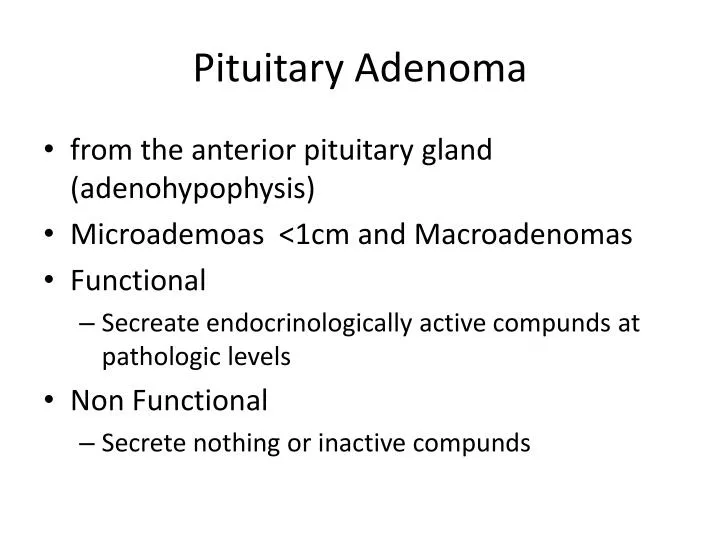 pituitary adenoma