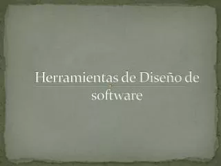 herramientas de dise o de software