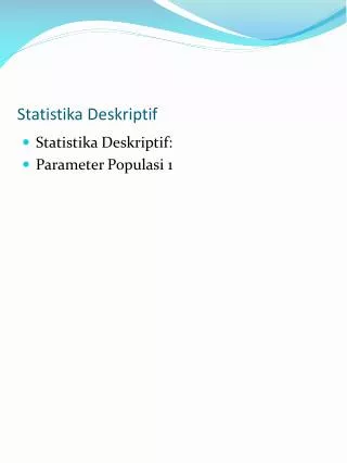 statistika deskriptif