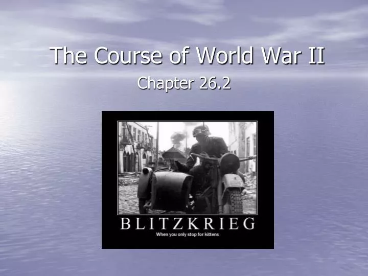 the course of world war ii
