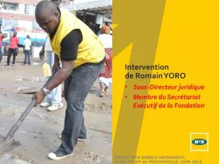 intervention de romain yoro