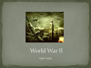 World War II