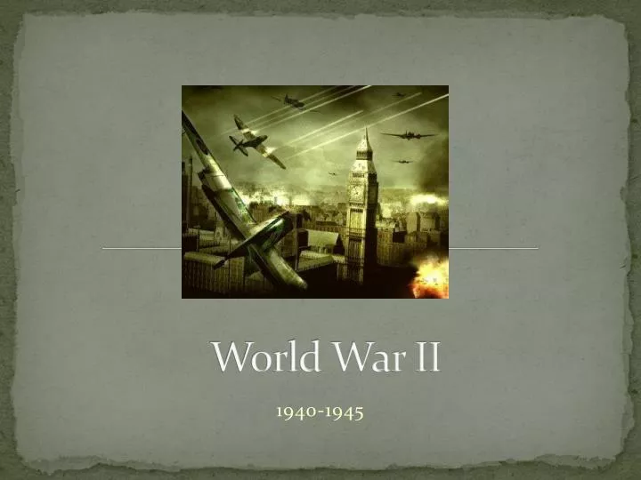 world war ii