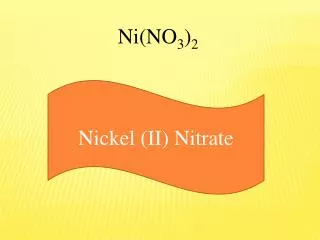 Ni(NO 3 ) 2