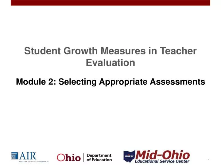 student growth measures in teacher evaluation
