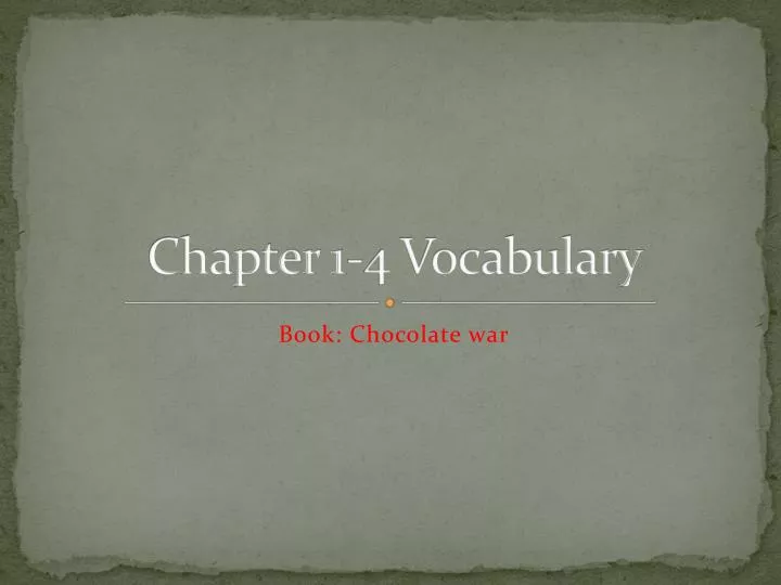 chapter 1 4 vocabulary