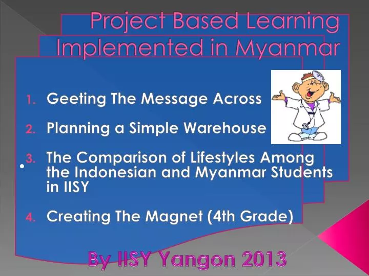 project based learning implemented in myanmar