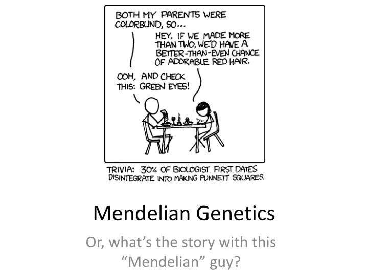 mendelian genetics