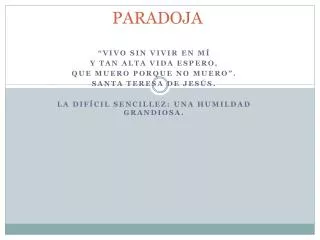 paradoja