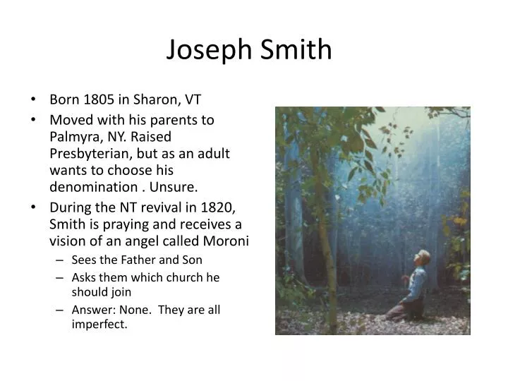 joseph smith