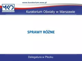 sprawy r ne
