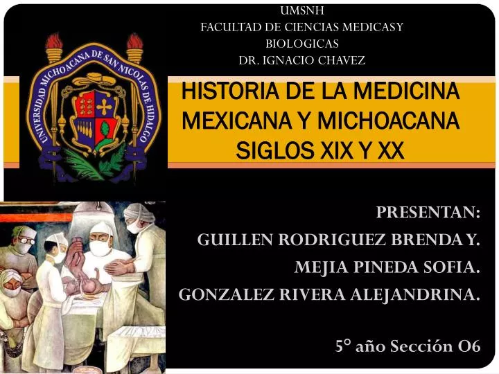 historia de la medicina mexicana y michoacana siglos xix y xx