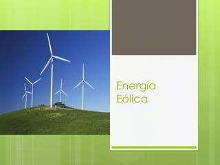 energ a e lica