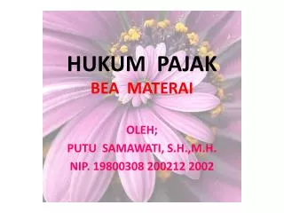 hukum pajak bea materai