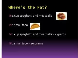 Where’s the Fat?