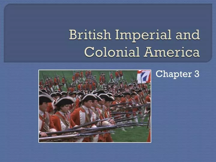 british imperial and colonial america