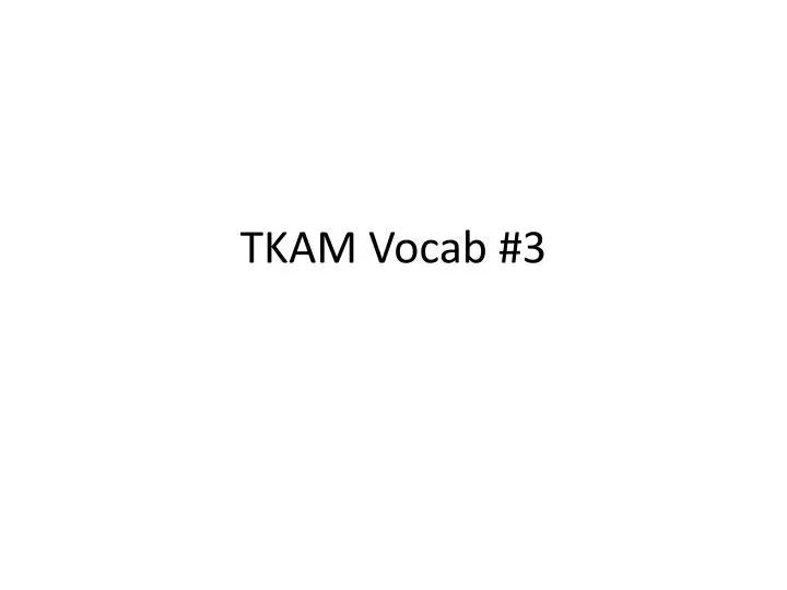 tkam vocab 3