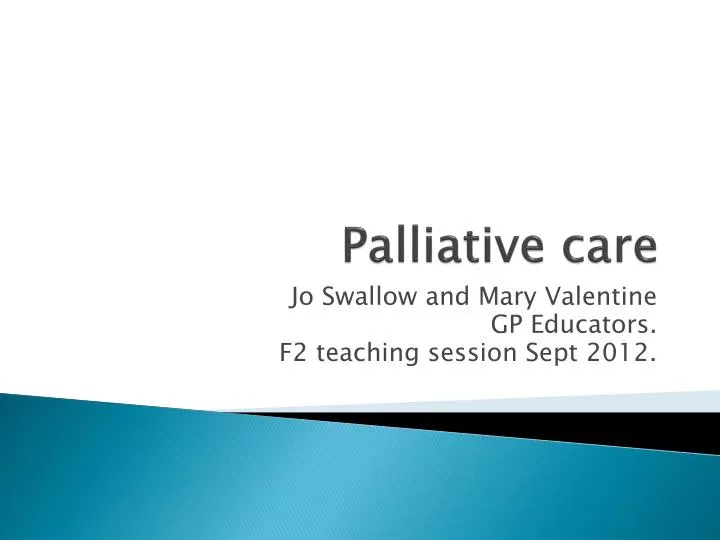 palliative care