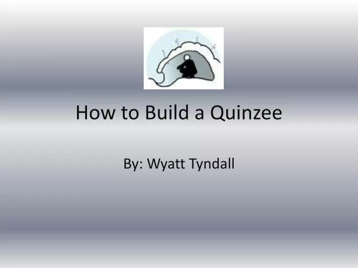 how to build a quinzee