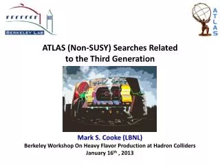 ATLAS (Non-SUSY) Searches Related to the Third Generation