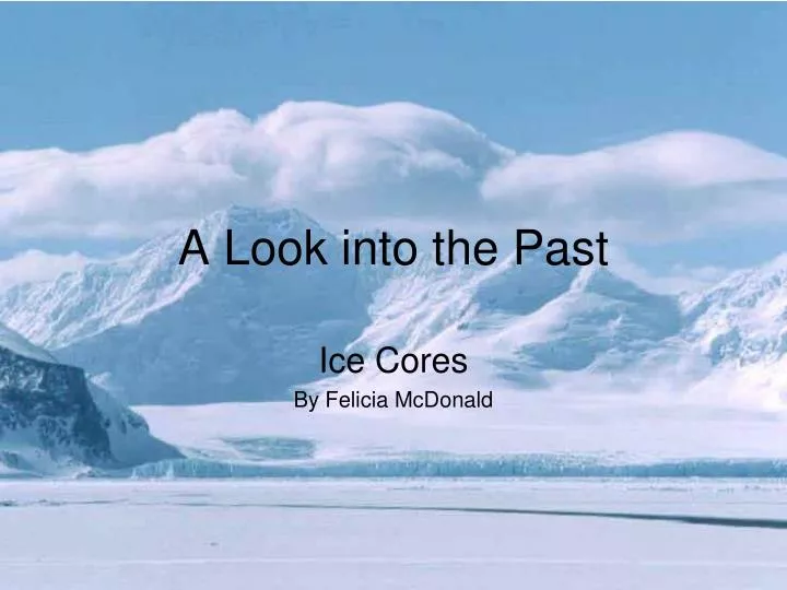 ice cores by felicia mcdonald