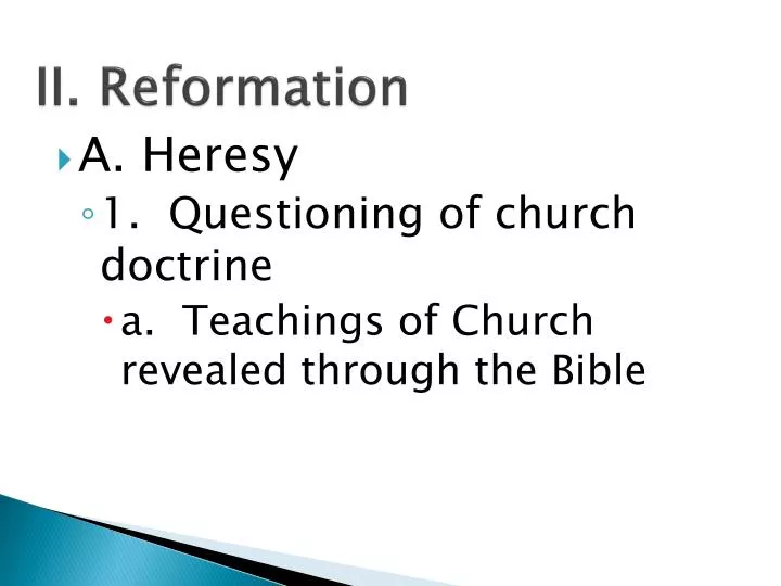 ii reformation