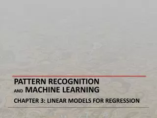 Pattern Recognition and Machine Learning