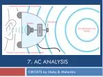 7. AC Analysis - slide 1