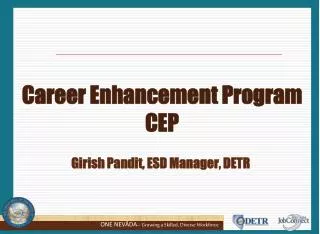 Career Enhancement Program CEP