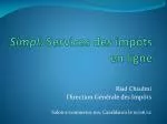 Simpl : Services des impôts en ligne - slide 1