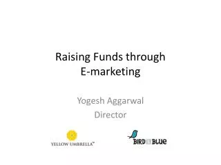 Raising Funds through E-marketing