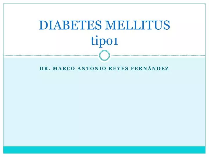 diabetes mellitus tipo1