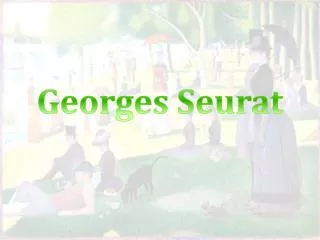 georges seurat