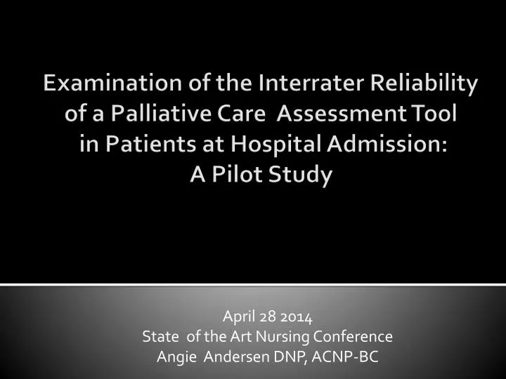 april 28 2014 state of the art nursing conference angie andersen dnp acnp bc