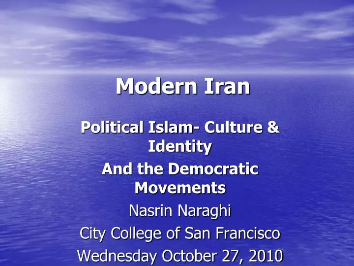 modern iran