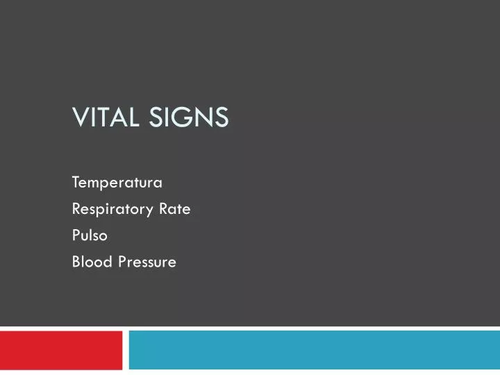 vital signs