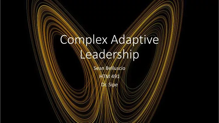 complex adaptive leadership