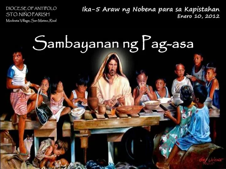 ika 5 araw ng nobena para sa kapistahan enero 10 2012